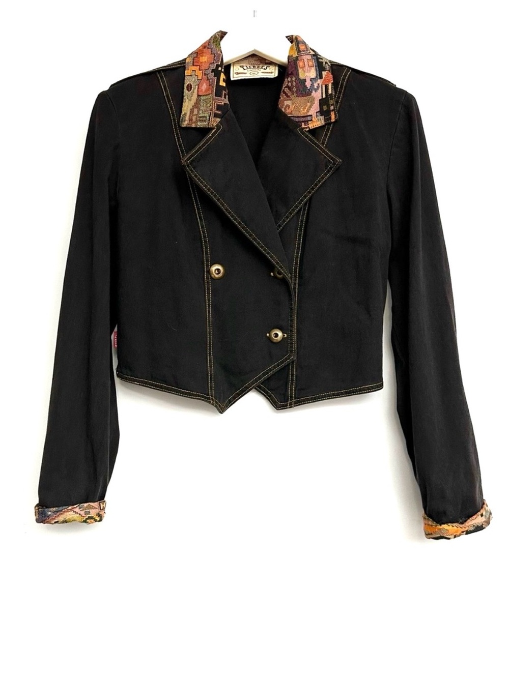 VTG Tickets cropped jacket - Made in Canada